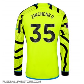 Arsenal Oleksandr Zinchenko #35 Replik Auswärtstrikot 2023-24 Langarm